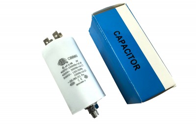 Конденсатор CBB60 6 мкФ 450V, з гайкою